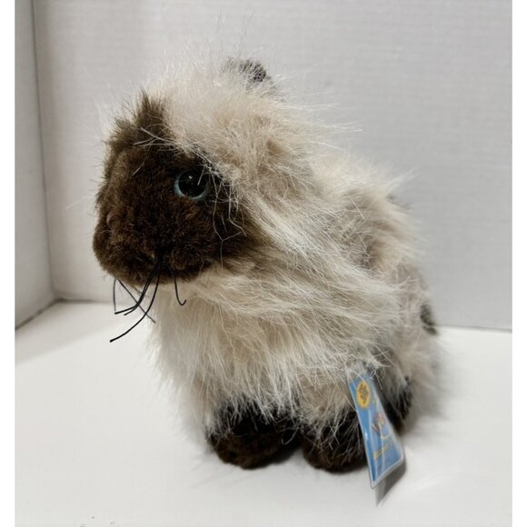 Ganz Webkinz Plush Himalayan Cat Kitten Fluffy Stuffed Animal Unused Code HM165 - Picture 1 of 7